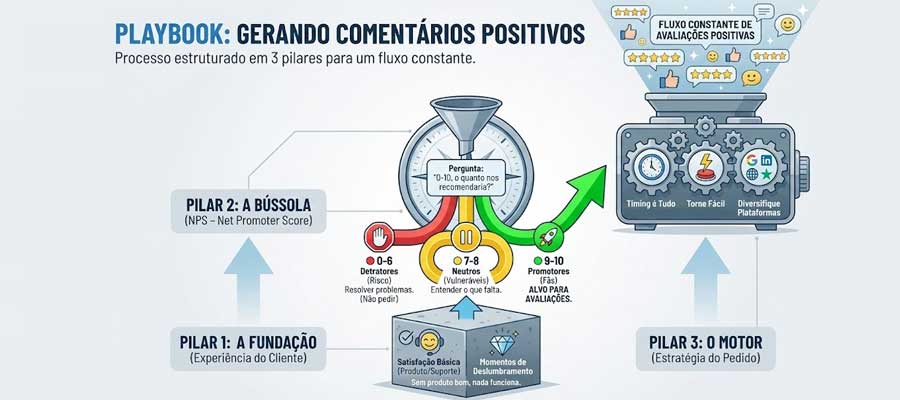 como gerar comentarios positivos