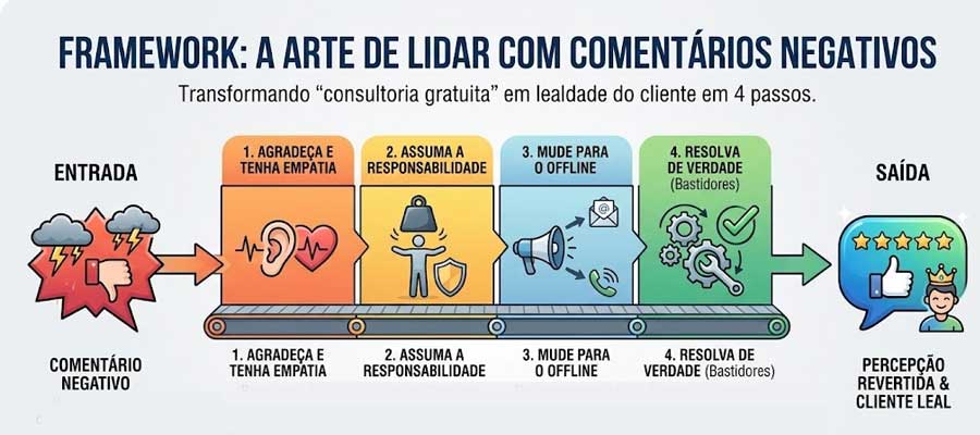 como Lidar com Comentários Negativos