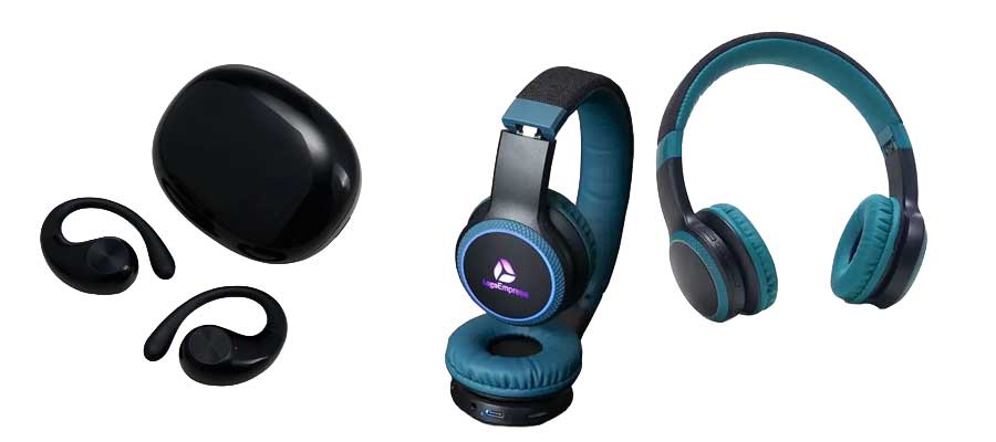 fone de ouvido com sua marca