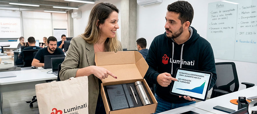 Brindes para Fidelização: como reter clientes B2B com estratégia comprovanda
